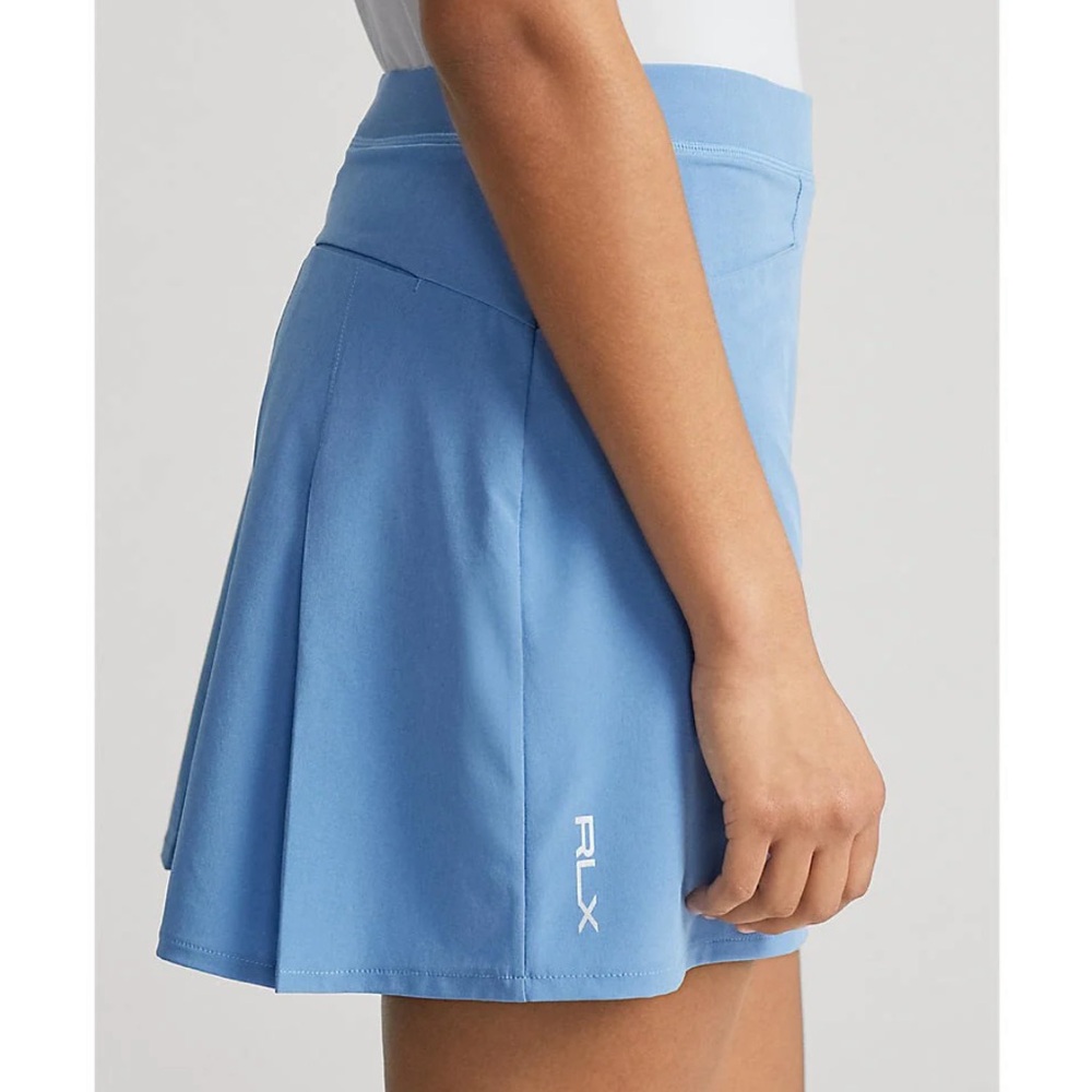 Long 17”❗️NWT RLX Ralph Lauren Pleated Aim Skort Hatteras Blue, size M